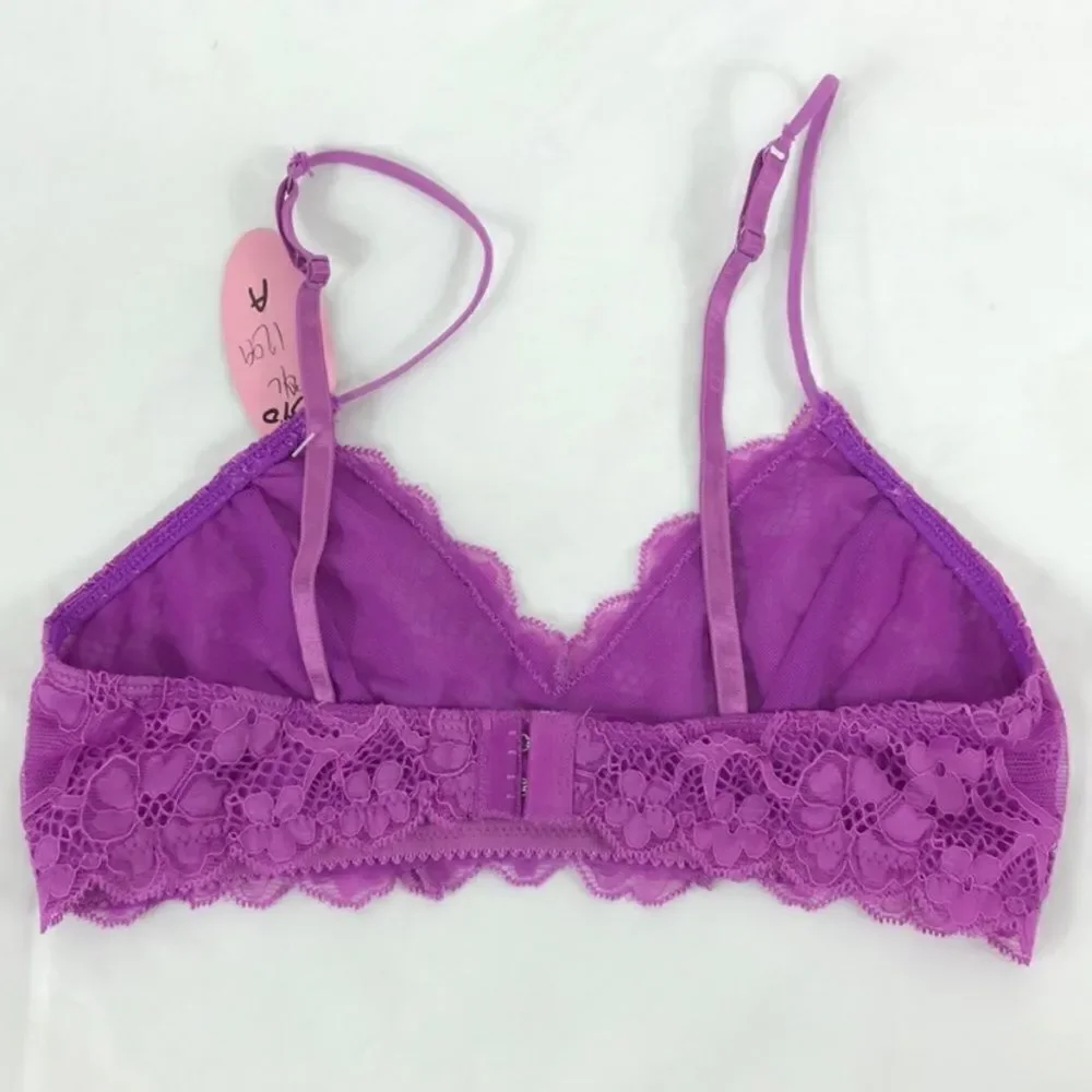 Anemone floral lace bralette size S/M new with tags